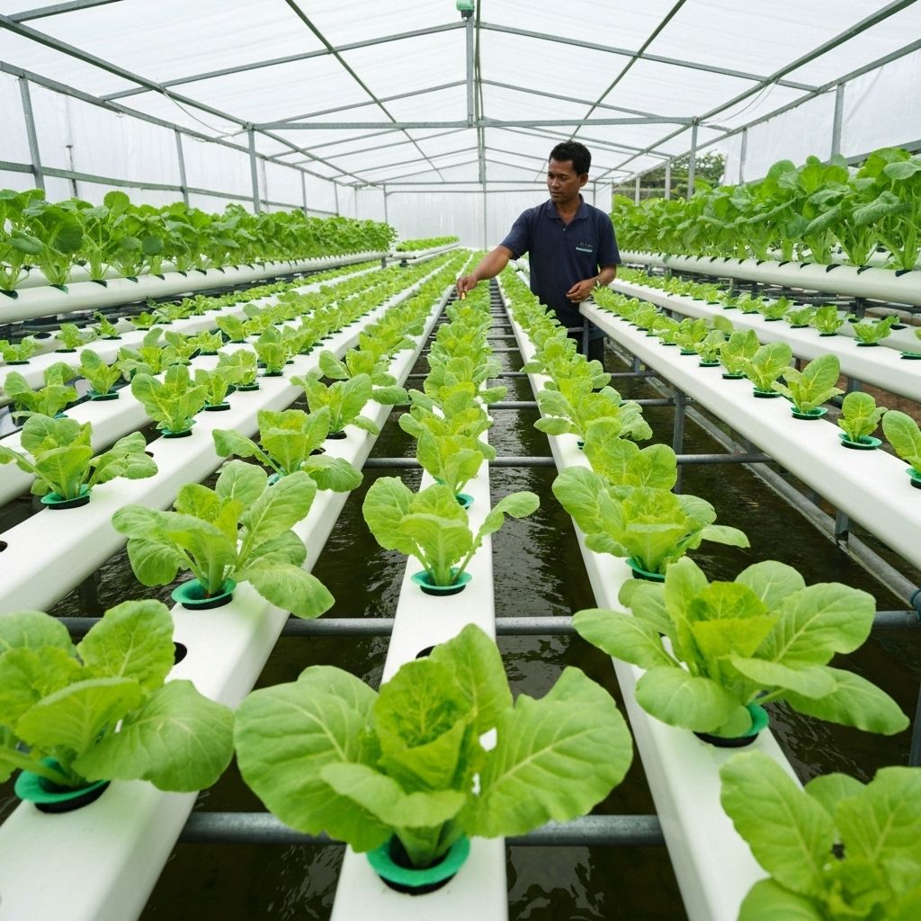 Teknologi Hidroponik Tingkatkan Hasil Panen Sayuran Lokal
